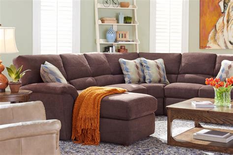 La-Z-Boy Reese Six Piece Reclining Sectional Sofa w/ RAS Chaise | Bennett's Home Furnishings ...