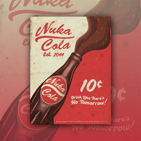 Fallout Poster Nuka Cola Inspired Digital Download Fallout - Etsy