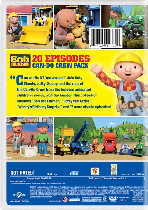 Buy Bob the Builder: 20 Episodes Can-Do Crew Pack [DVD] Online at desertcart Bahamas