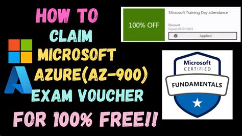 🔥Microsoft Azure(AZ-900) exam 2023 100% FREE🔥 | MICROSOFT EXAM VOUCHER ...