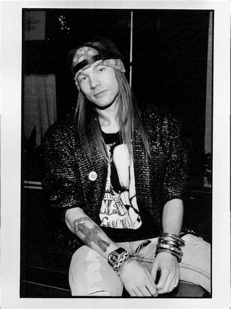 Kevin Mazur - Young Axl Rose in Backwards Cap Vintage Original ...