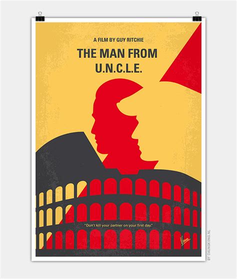 No572 My Man from UNCLE minimal movie poster | CHUNGKONG