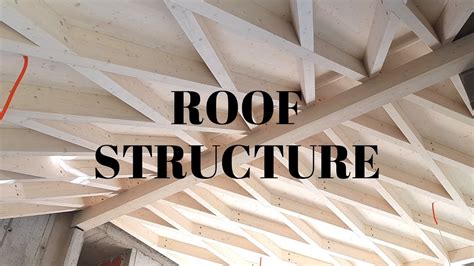 Making of wooden roof structure - YouTube