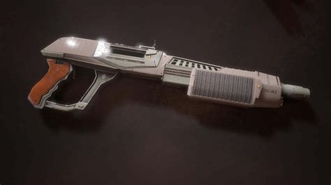 Sci-Fi Futuristic Shotgun 3D Model by magTechnologies