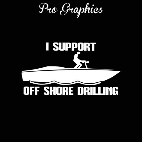 Funny Boat Decal Offshore Drilling Decal Decal For Boat | Etsy