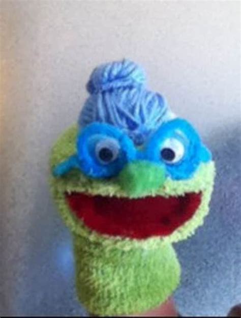 Handmade Fuzzy Sock Puppet by SmileySockPuppets on Etsy