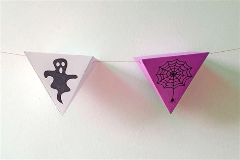 DIY Halloween bunting (Printable) By PAPER amaze | TheHungryJPEG