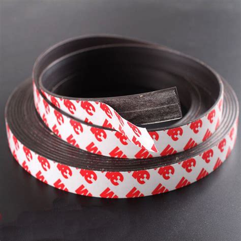 1M Long One Side Self Adhesive Magnetic Tape Magnet Strip 10*2mm/15*1mm ...