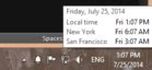 Monitor multiple time zones from your desktop with the Windows clock | PCWorld