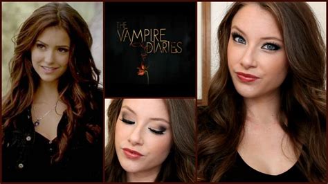 The Vampire Diaries- Katherine Pierce Makeup & Hair Tutorial! - YouTube