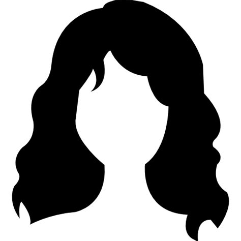 Long wavy hair variant icon