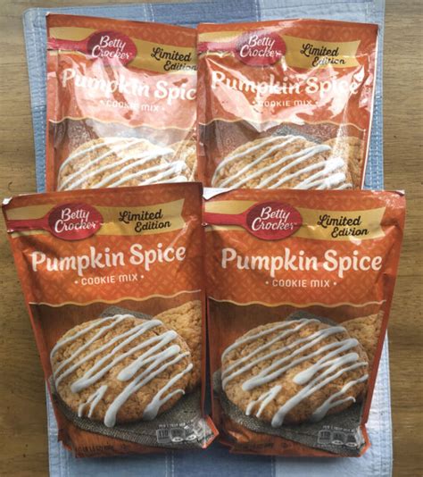 4x Betty Crocker Limited Edition Pumpkin Spice Cookie Mix 17.5 Oz EXP ...