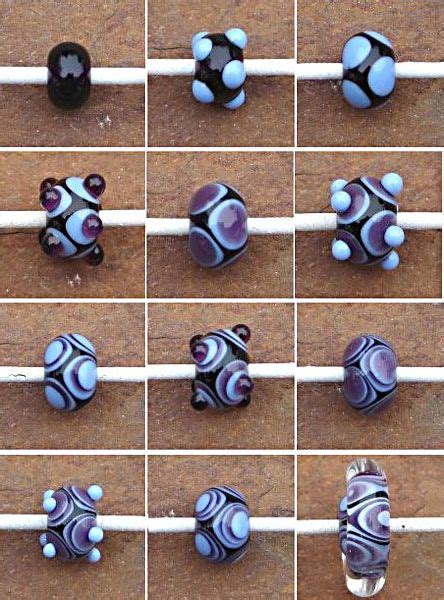 Jason Powers Coil Handmade Lampwork Glass Focal Bead | Lampwork beads ...