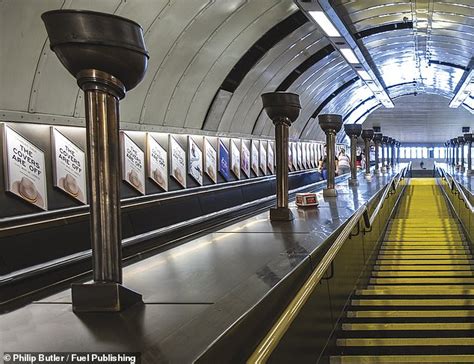 Stunning interiors of modernist Tube stations revealed in photos ...