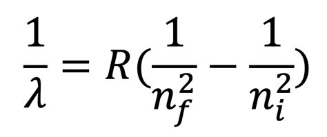 Rydberg Equation Confusion - CHEMISTRY COMMUNITY