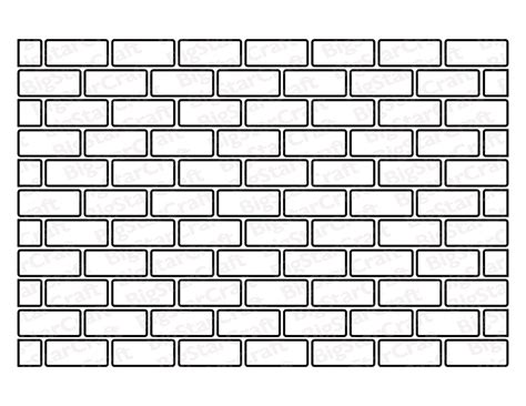 Full Page Printable Brick Pattern - Free Printable Templates