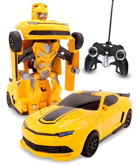 Kids RC Toy Transforming Robot Remote Control Sports Car 1/14 Scale ...