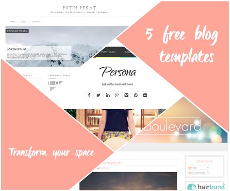 5 More Of The Best Free Blog Templates/Designs | Sweet Electric | Bloglovin'