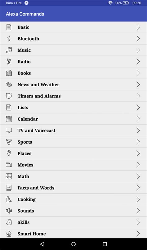 Commands for Alexa:Amazon.com:Appstore for Android