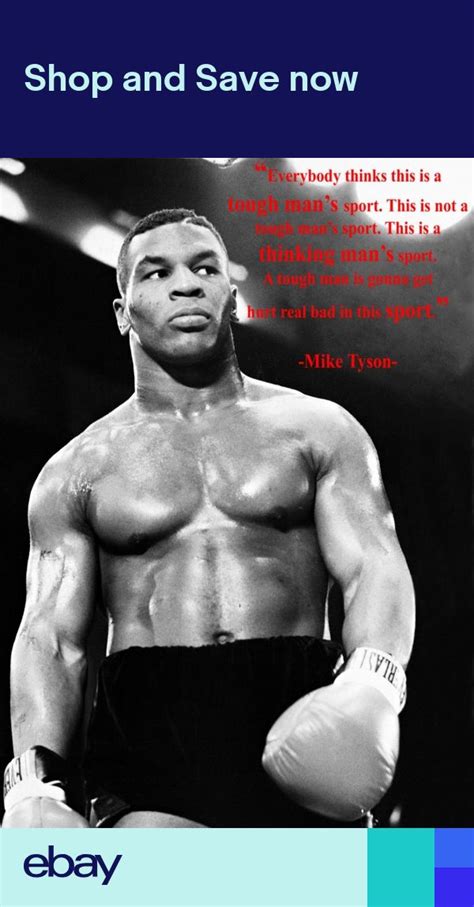 MIKE TYSON QUOTE WALL POSTER BOXING MOTIVATIONAL GYM TRAINING SZ: A4 A3 A2 A1 A0 | Mike tyson ...