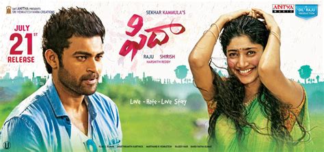 Telugu Movie Fida Posters