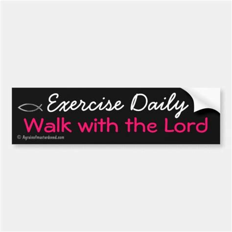 Christian Quotes Bumper Sticker | Zazzle