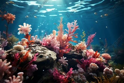 Underwater crystal flowers plant Wallpaper (3189567)