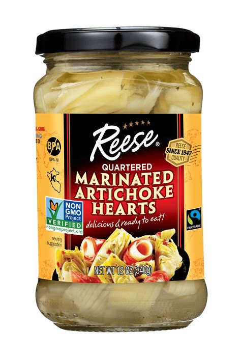 Reese Marinated Artichoke Hearts, 12 oz. - Walmart.com