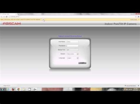 Foscam HD Cameras - Basic Setup on PC | Hd camera, Camera phone, Camera