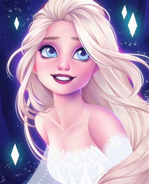 This art is not exactly look like Elsa, but kind of. : r/Frozen