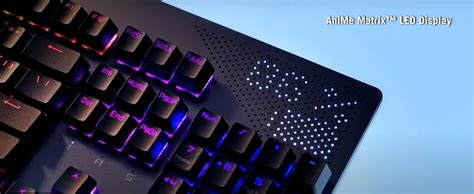 Asus’ mechanical keyboard uses 312 mini LEDs to display animations - Ars Technica