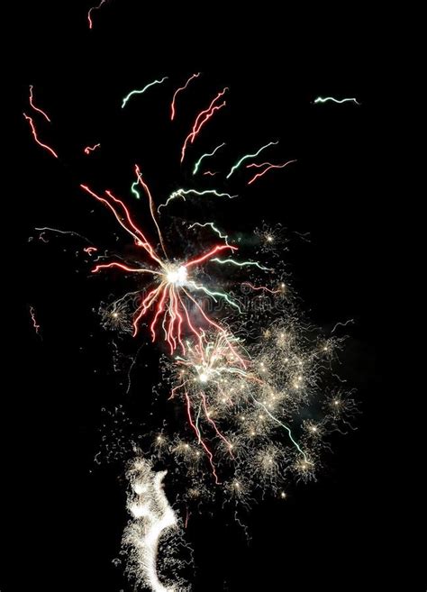 Gorgeous Multi-colored Fireworks Display on Dark Background Stock Image - Image of holiday, fire ...