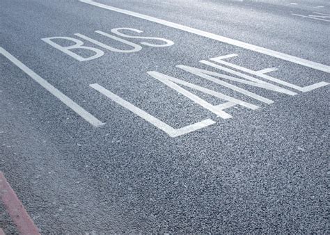 Premium Photo | Bus lane sign