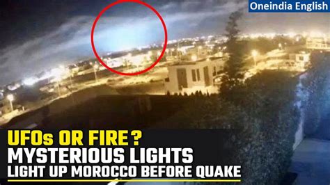 Strange Lights In Sky Before Morocco Earthquake Baffles Internet, Spark UFO, Other Theories ...