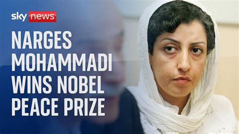 Narges Mohammadi wins the Nobel Peace Prize - YouTube