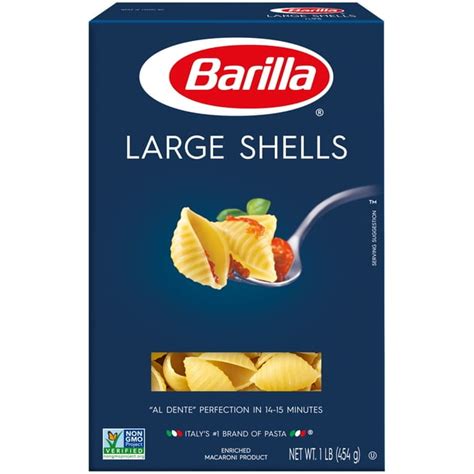 Barilla® Classic Blue Box Pasta Large Shells 16 oz - Walmart.com - Walmart.com