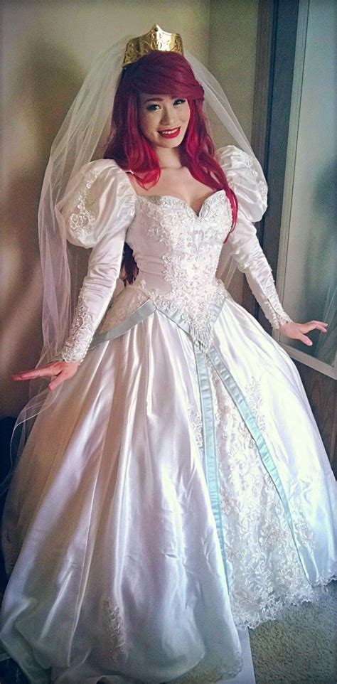 Ariel wedding dress, Disney wedding dresses, Wedding dress costume