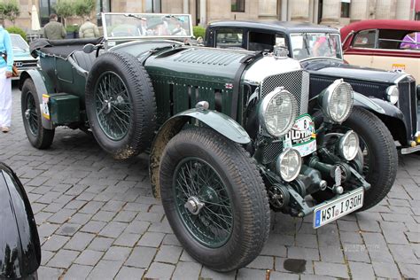 1930 Bentley Speed Six Tourer (front view) | Vintage | Paledog Photo Collection