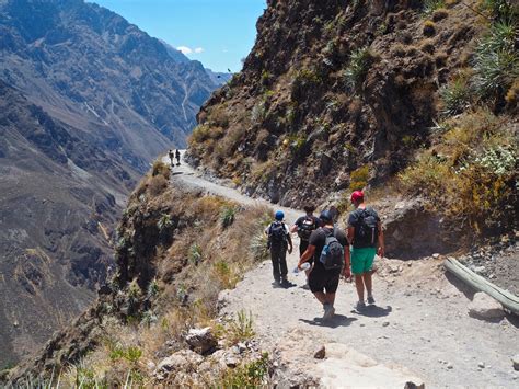 Guided hike into the depths of the Colca Canyon - Wade and Sarah