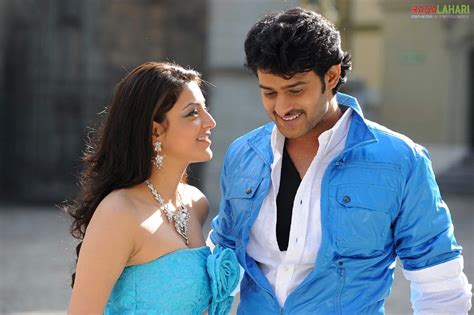 Ezone: Prabhas & Kajal Movie " DARLING " HQ Shooting Photos - 2010