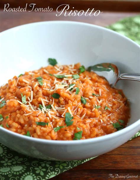 Roasted Tomato Risotto - The Daring Gourmet