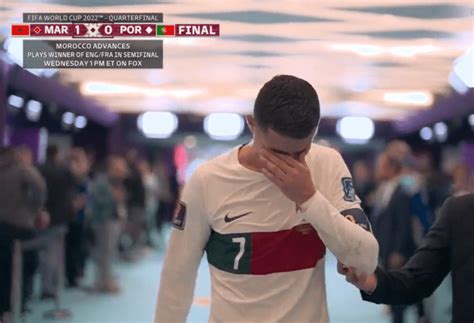 Soccer World Reacts To Video Of Heartbroken Cristiano Ronaldo - The Spun