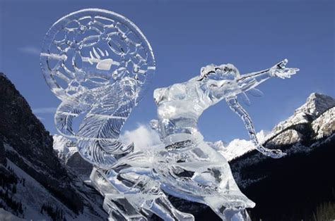 Dazzled by the Lake Louise Ice Sculptures