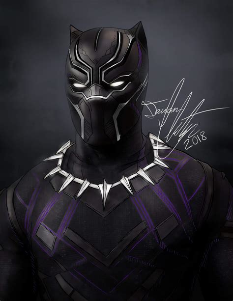 My Black panther fan art | Marvel Amino