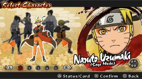 Naruto Shippuden: Ultimate Ninja Impact All Characters [PSP] - YouTube