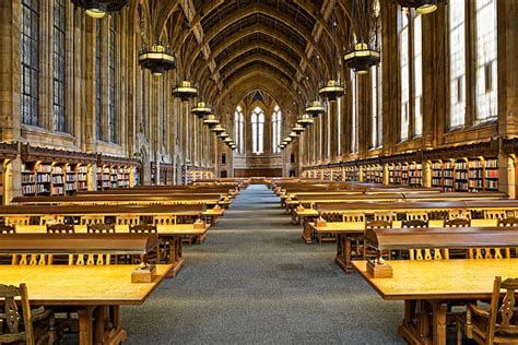 Interior Of Library At The University Of Washington In Seattle Stock ...