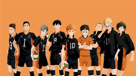 Haikyuu, Anime, Karasuno, Volleyball, Team 4k, HD Wallpaper | Rare Gallery