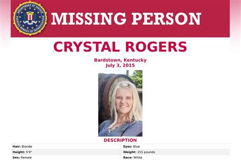 Possible breakthrough in search for missing Crystal Rogers