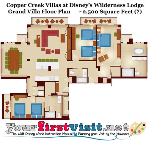 Disney Copper Creek Cabin Floor Plan - floorplans.click