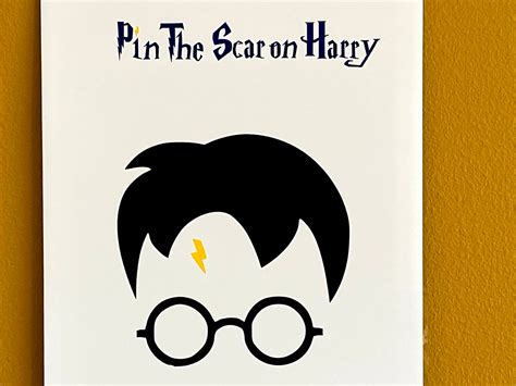 Harry Potter Pin The Scar Printable - Printable Word Searches